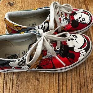 Van Disney kids colorful sneakers.